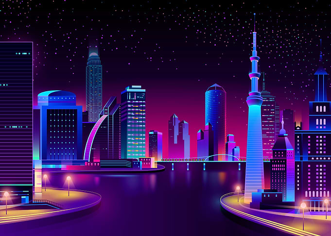 Synthwave Neon City