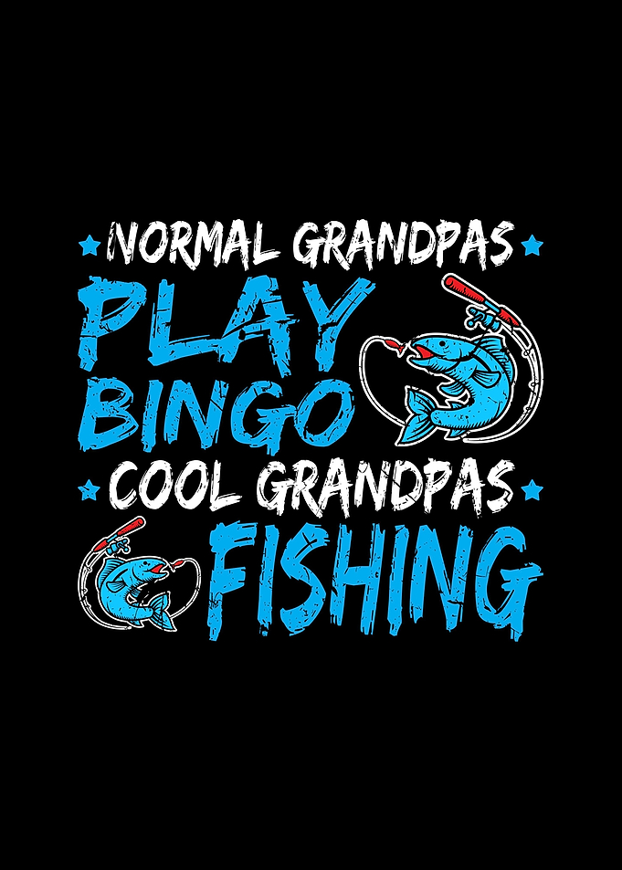 Grandpa Fishing Gift Fish