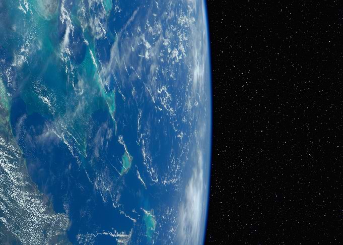 Tropical Sea from Space
