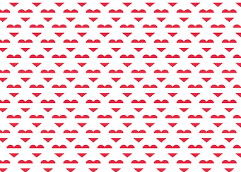Love Austria flag Pattern