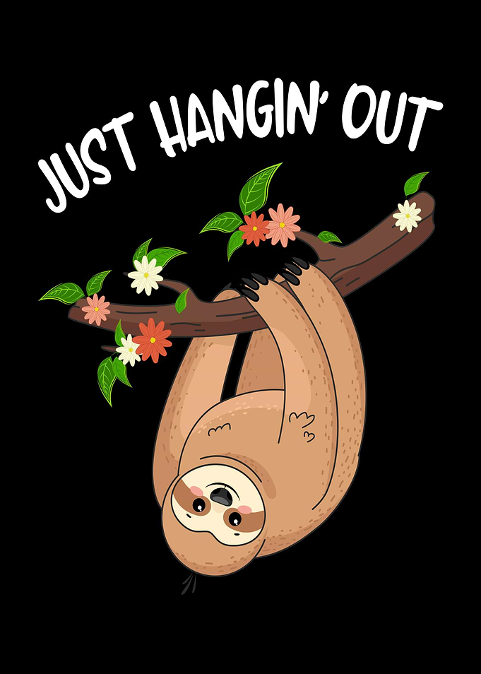 Hanging Out Funny Cute