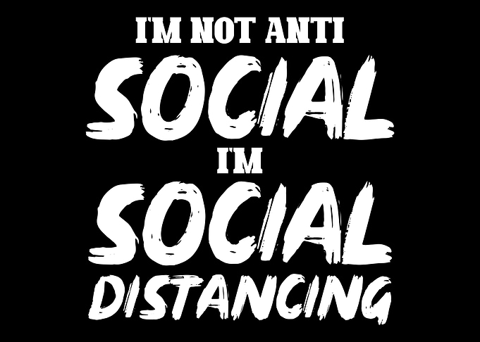 Im social distancing