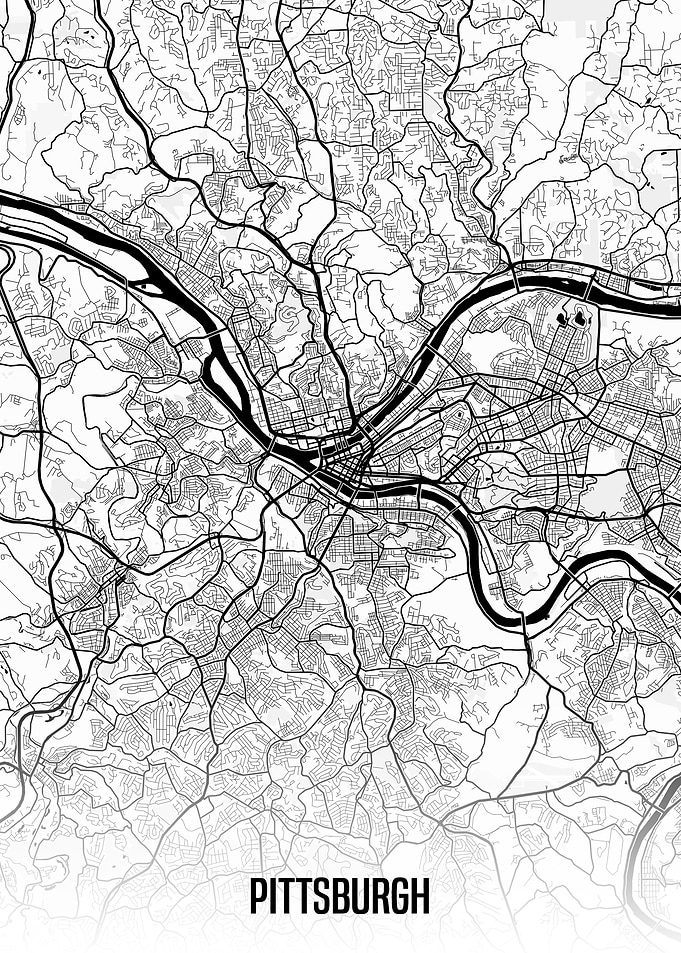 Pittsburgh map