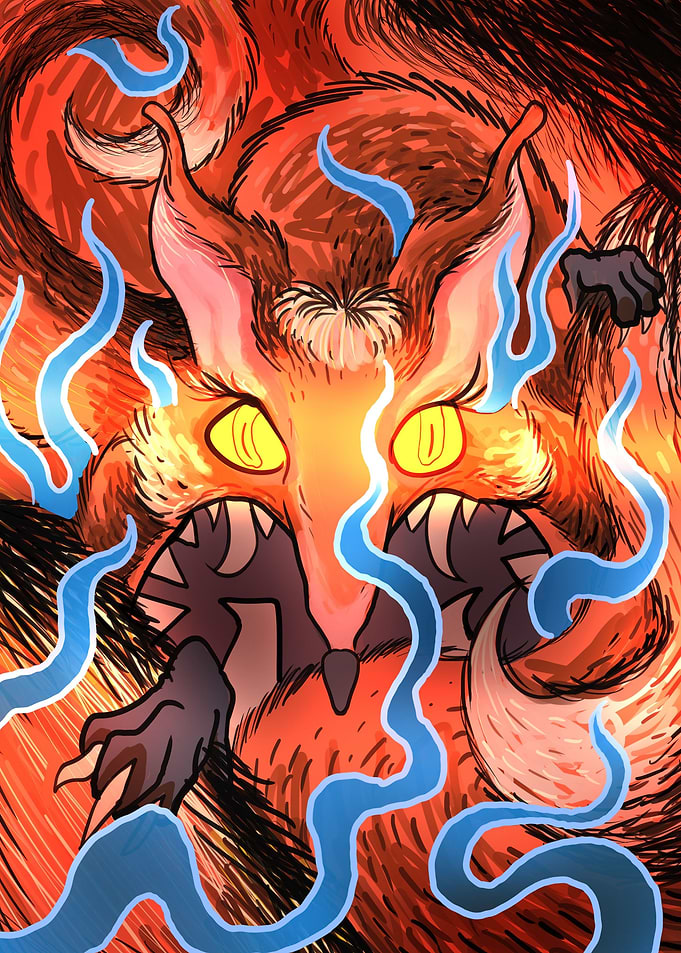 nervous fox