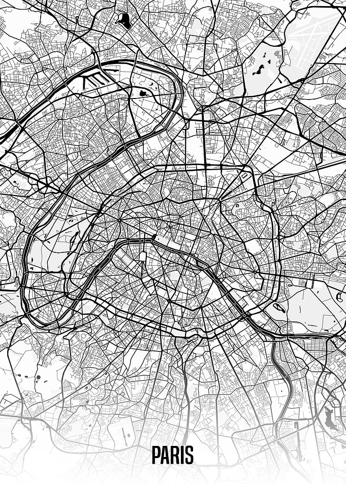 Paris map