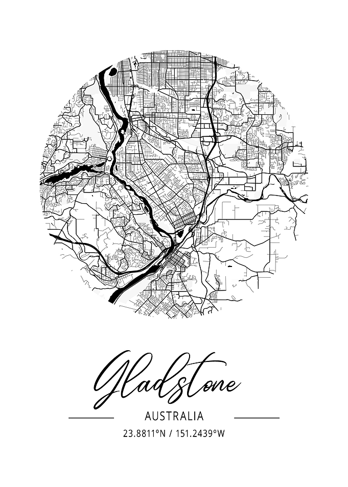 Gladstone Area City Map