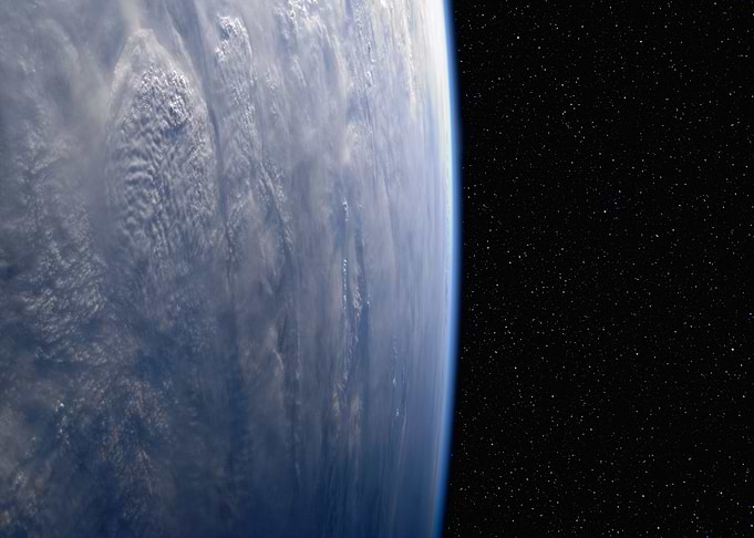 Cloud Covered Earth