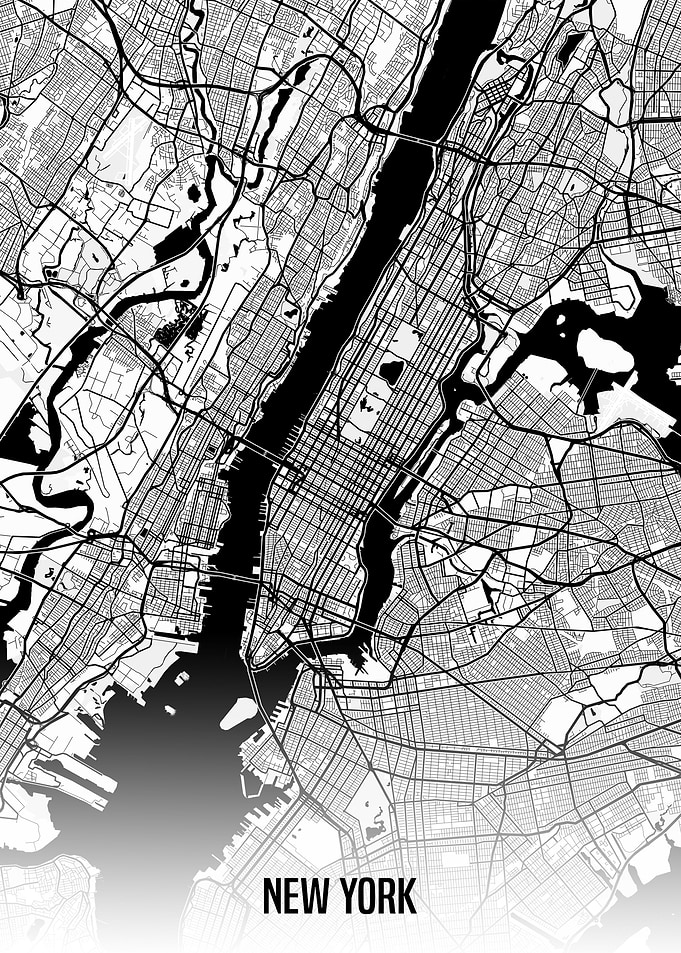 New York map