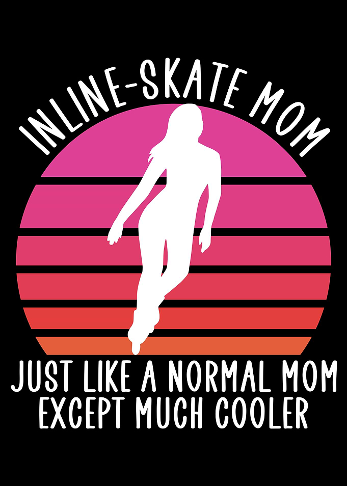 Inline skate mom