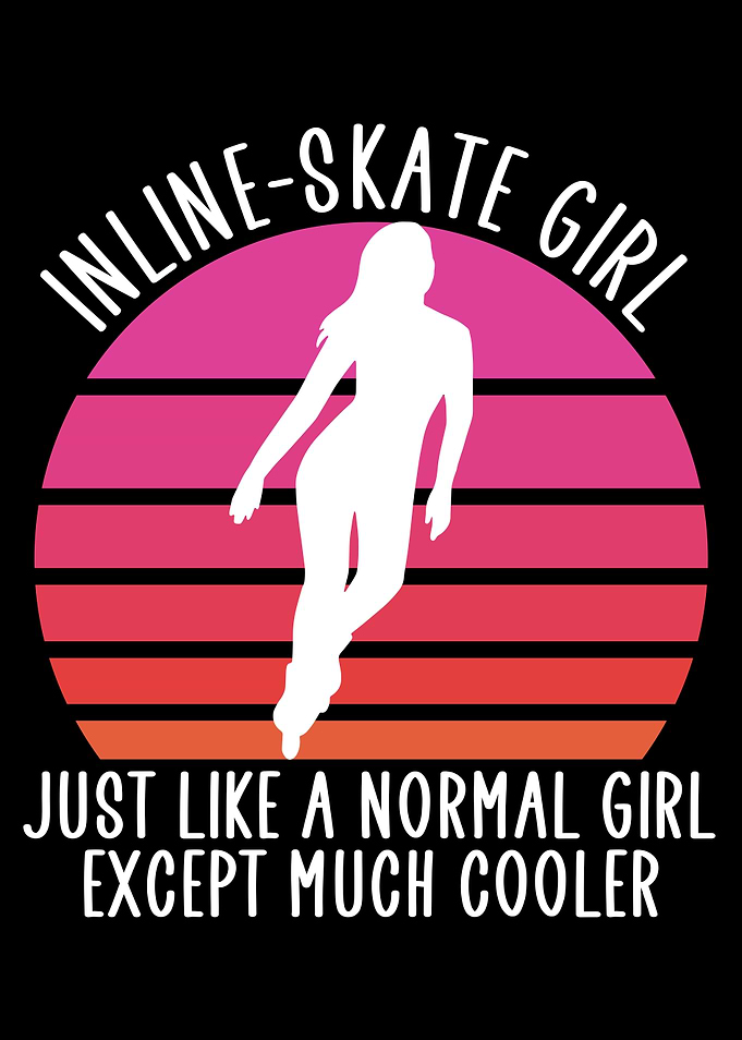 Inline skate girl