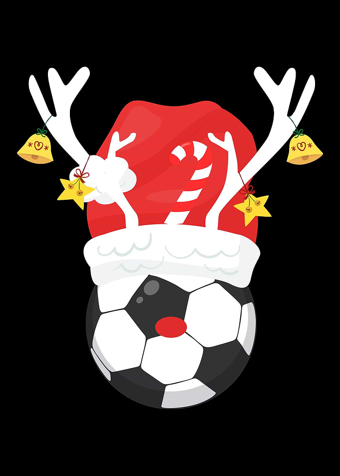 Christmas Soccer Cute So
