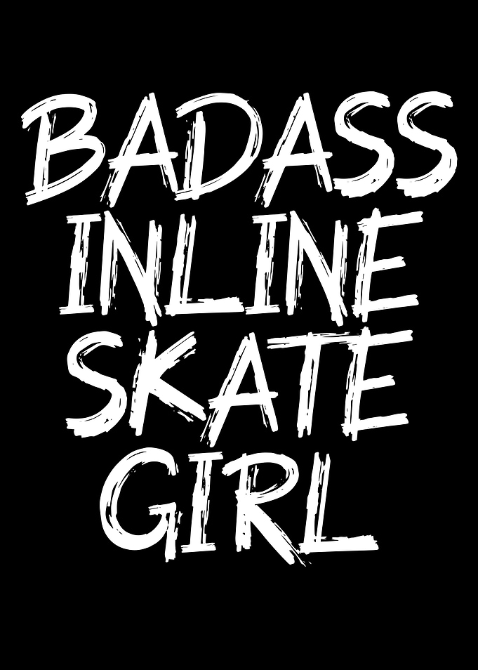 badass inline skate girl