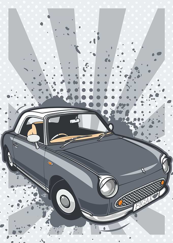 Lapiz Grey Nissan Figaro