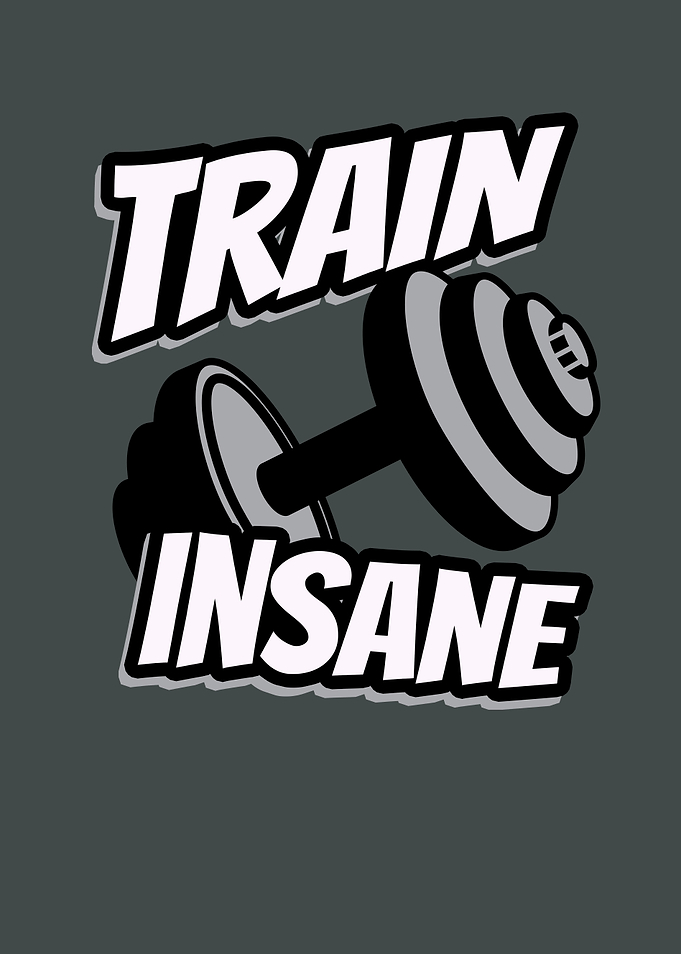 Dumbbell Fitness Slogan