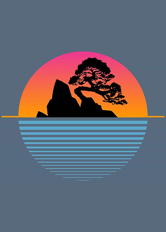 Sunset tree