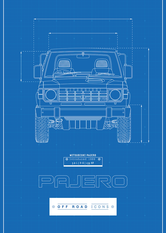 Pajero blueprint