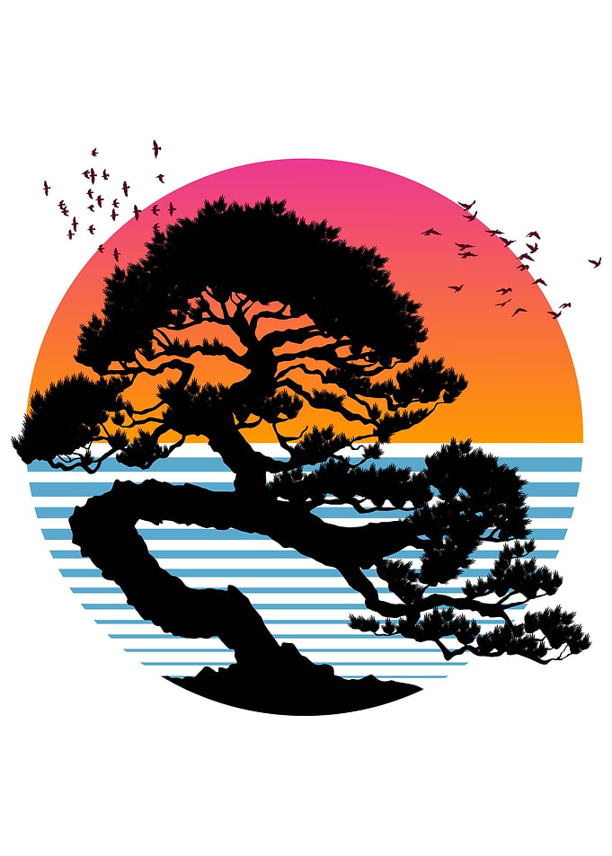 A Bonsai Sunset