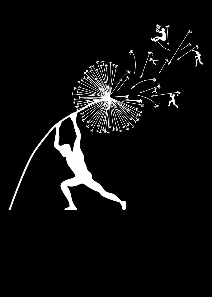 Pole Vault Love Gift