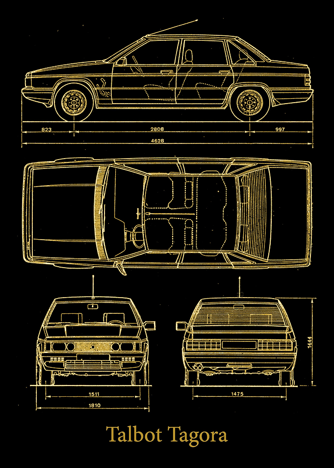 Talbot Tagora 1980 gold