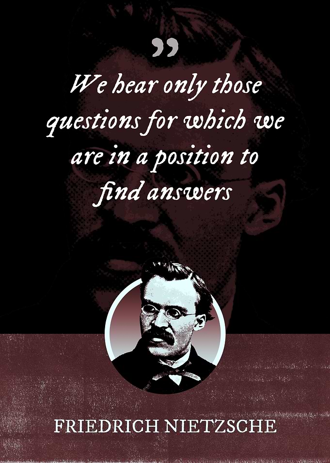We hear only those