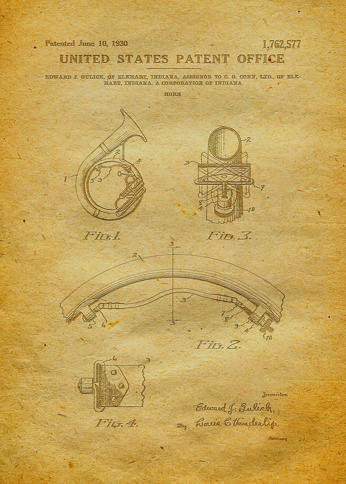 49 1930 Horn Patent