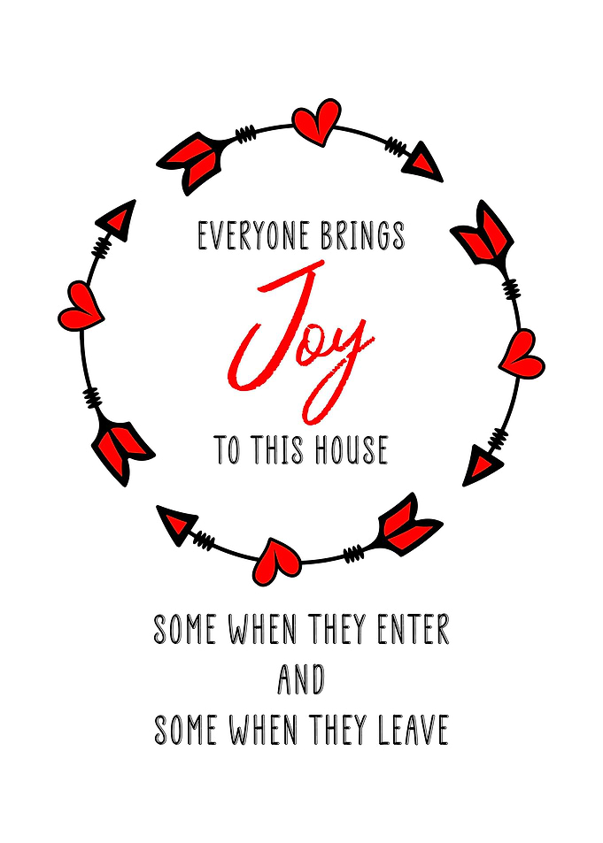 Everyone Brings Joy Decor