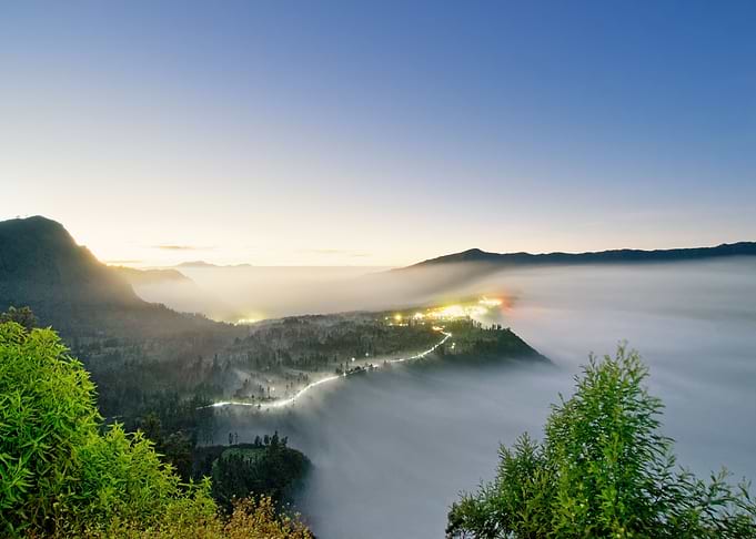 Fog at sunrise