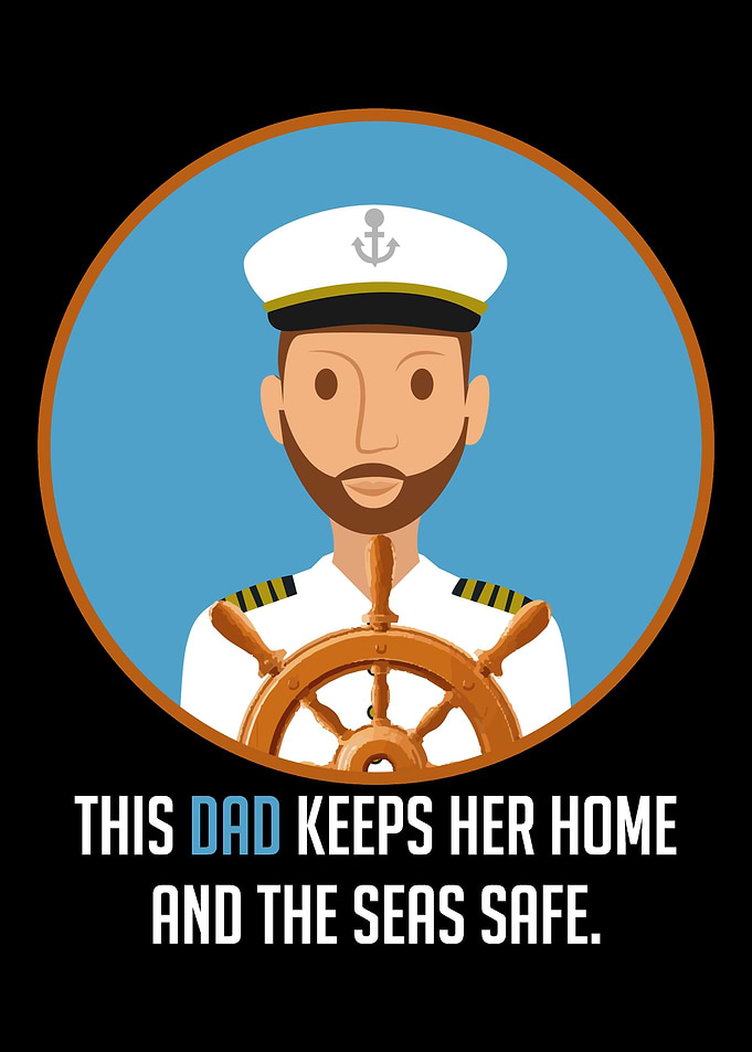 Dad Sea Home Safe Seamen a