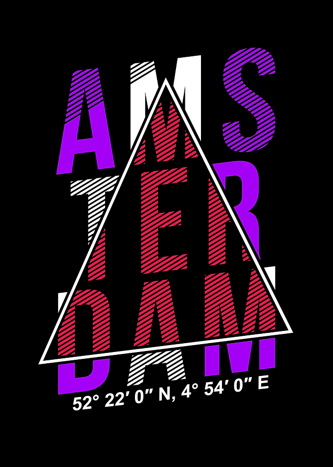 Amsterdam City Typography
