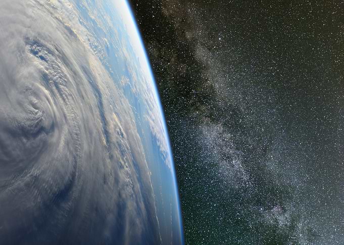 Typhoon Halong from space