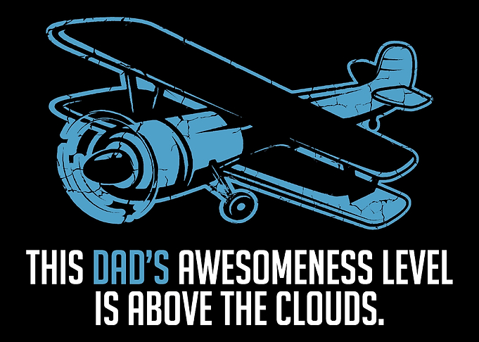 Dad Clouds Awesome Pilot A