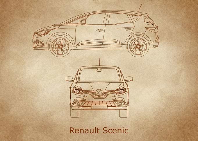 Renault Scenic 2016 old