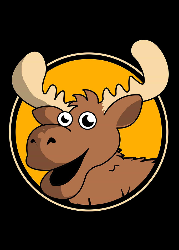 Moose Kawaii Deer