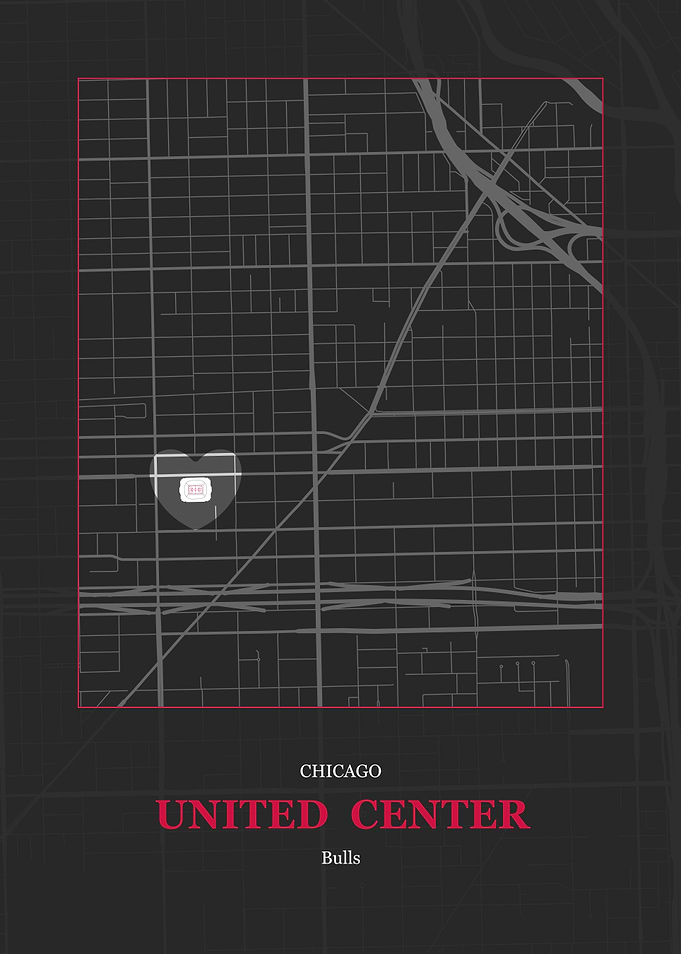 United Center Stadium Map