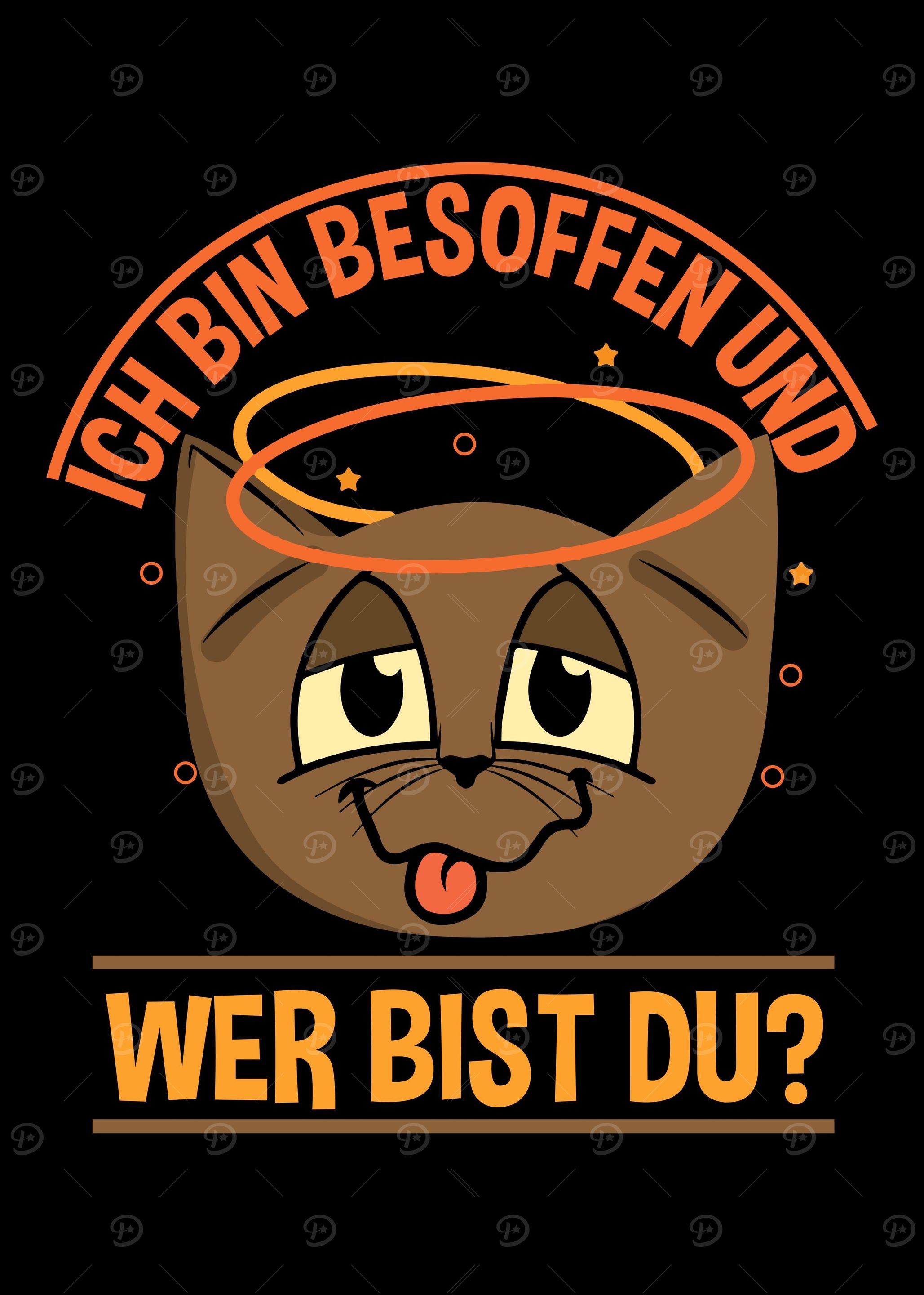 Funny Drunk Animal Cat Bee