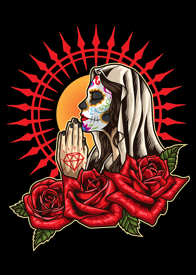 Praying La Catrina