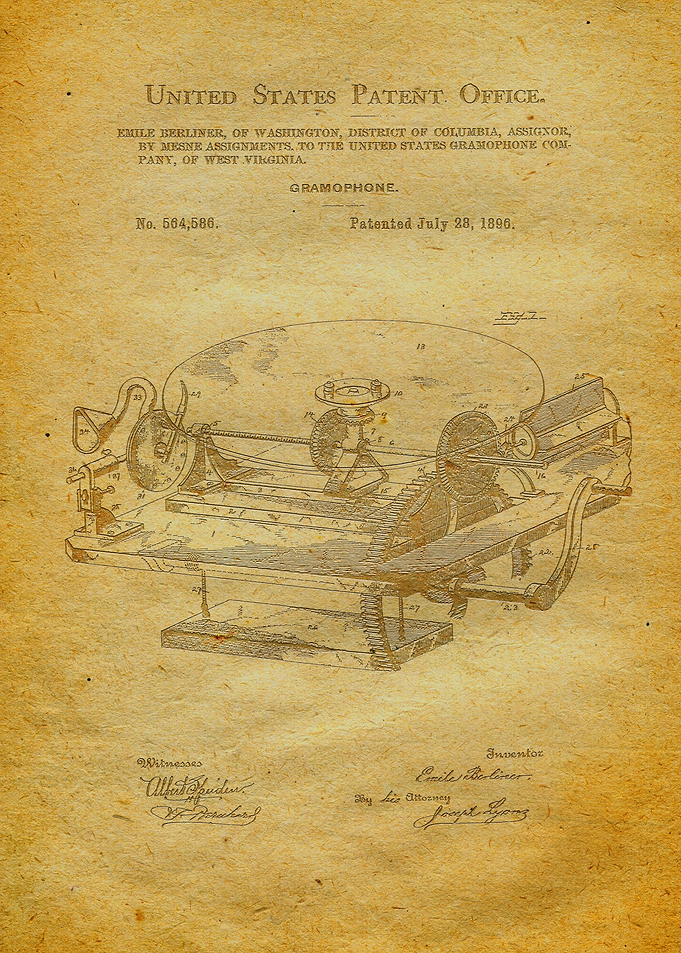 52 Gramophone Patent