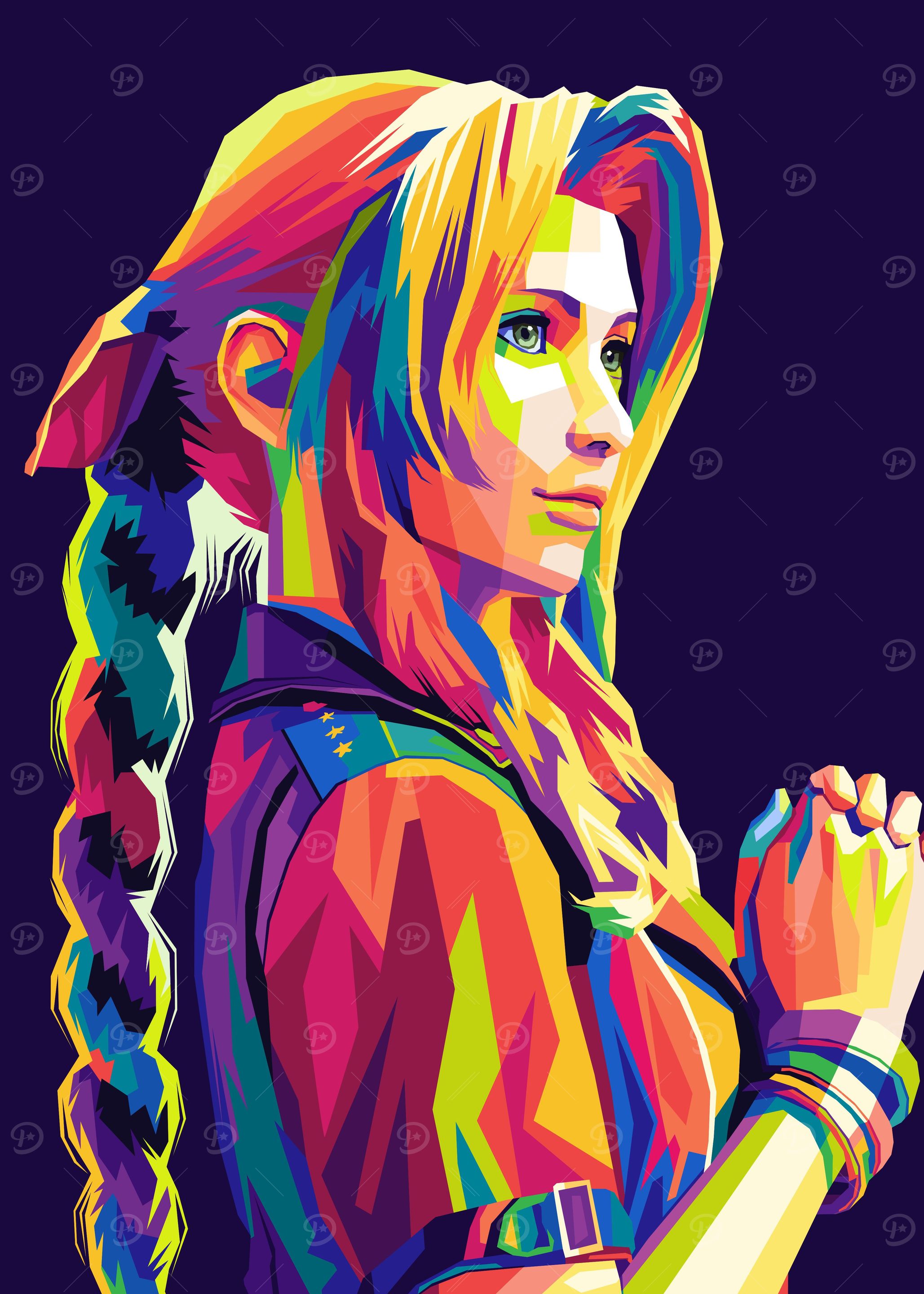 Final Fantasy wpap pop art