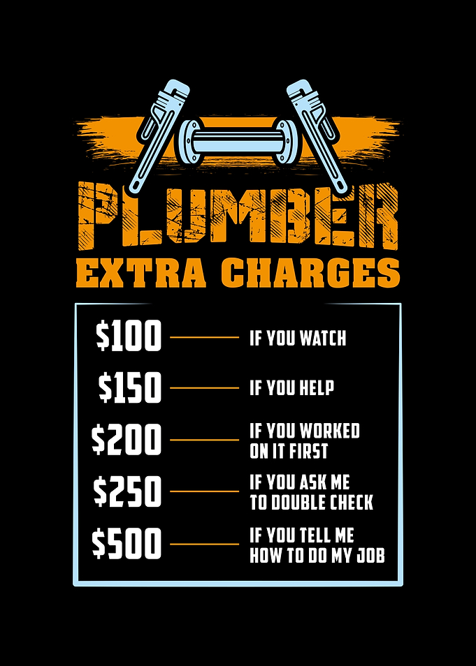 Plumber Extra Charges