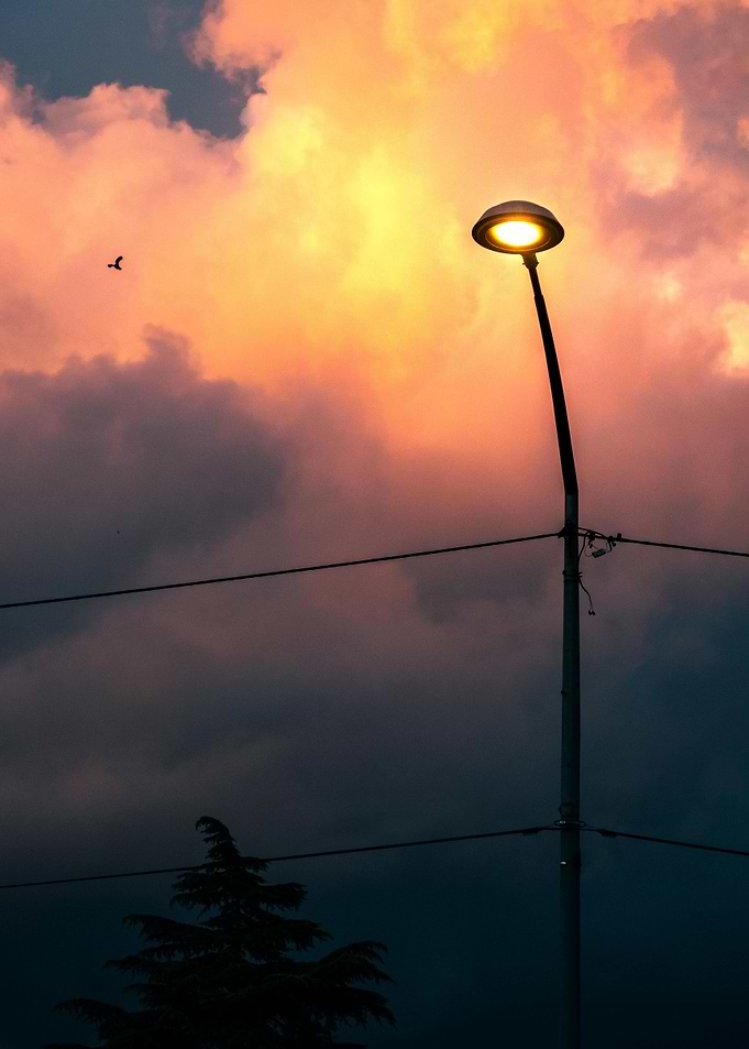 Fire sky
