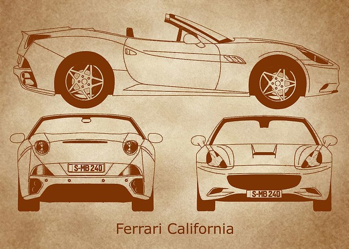 Ferrari California old