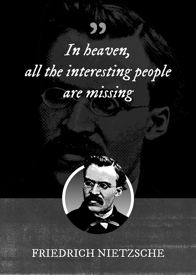 In heaven all the