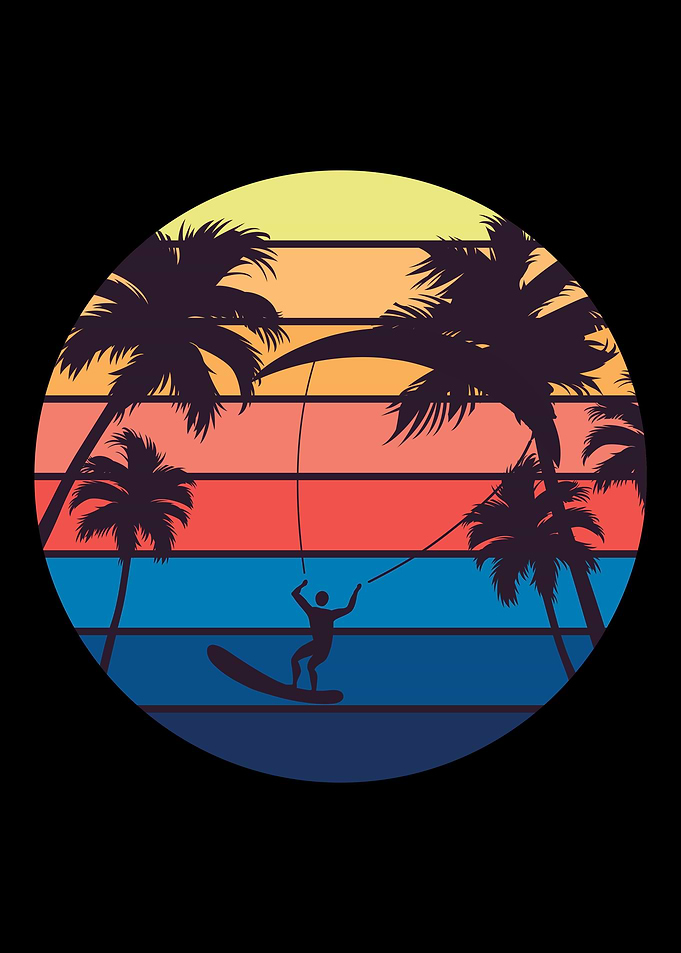 Funny kite surfing gift qu