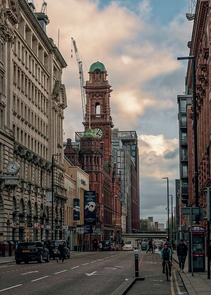 Looking down Oxford St