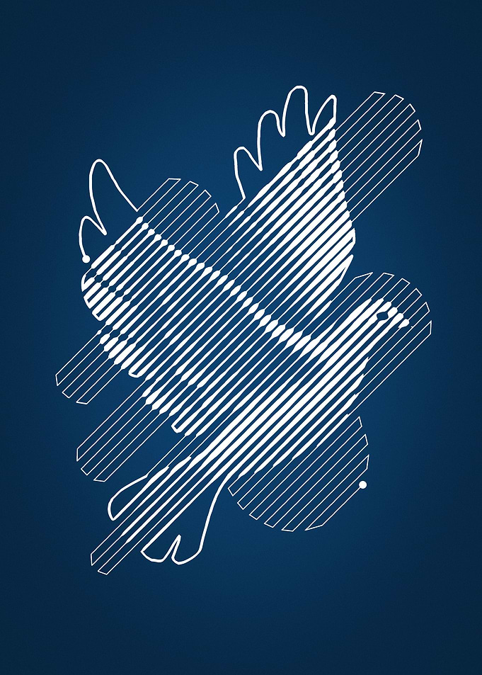 One Line Bird