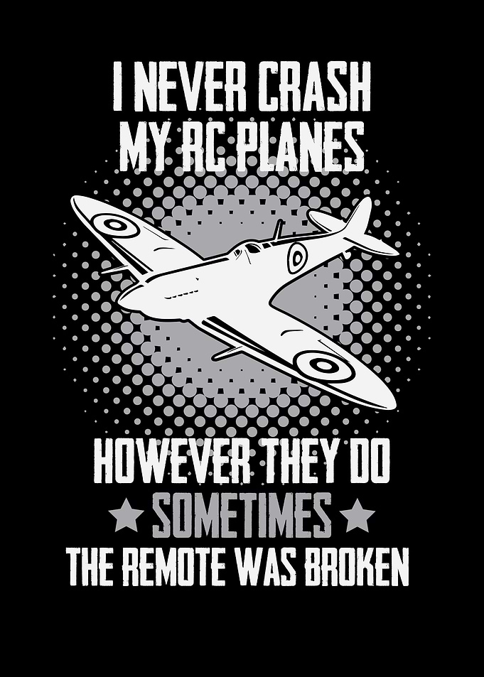 RC Airplane Funny Gift