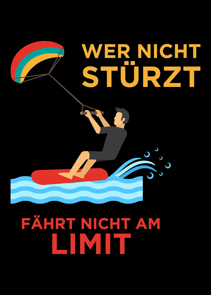 Funny kite surfing gift qu