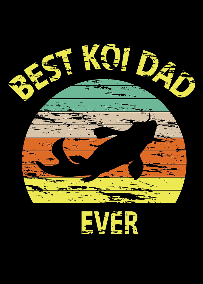 Koi Fish Dad Great Gift