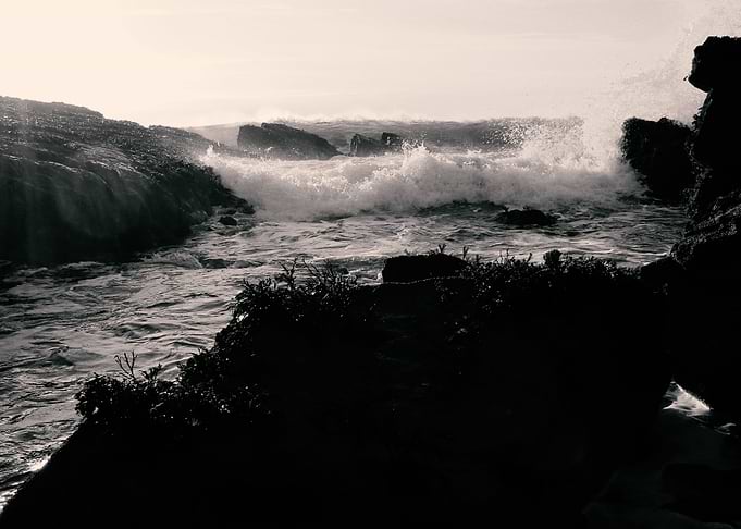 Waves Black And White