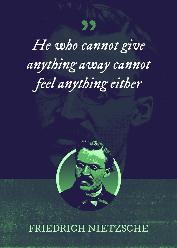 He who cannot give